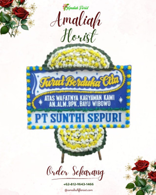 Papan Bunga Duka di Mareku