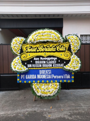 Papan Bunga Duka di Mareku